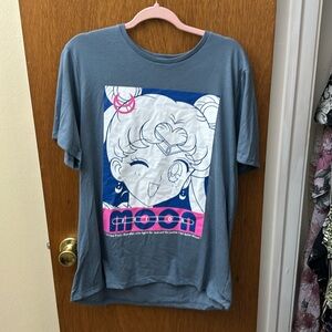 Sailor Moon Anime Blue T-shirt